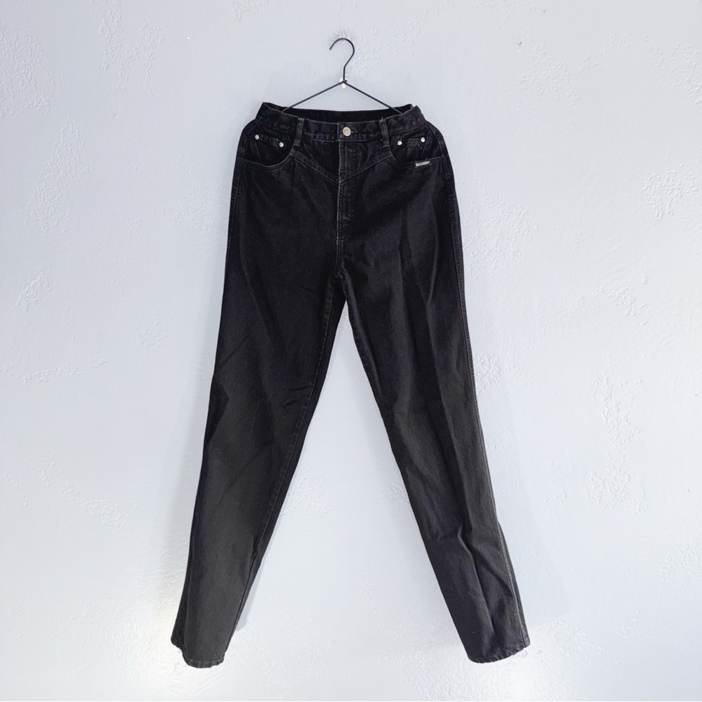 Rocky Mountain Black Vintage 90s Western Mom Jeans Size 11/12 (26”)